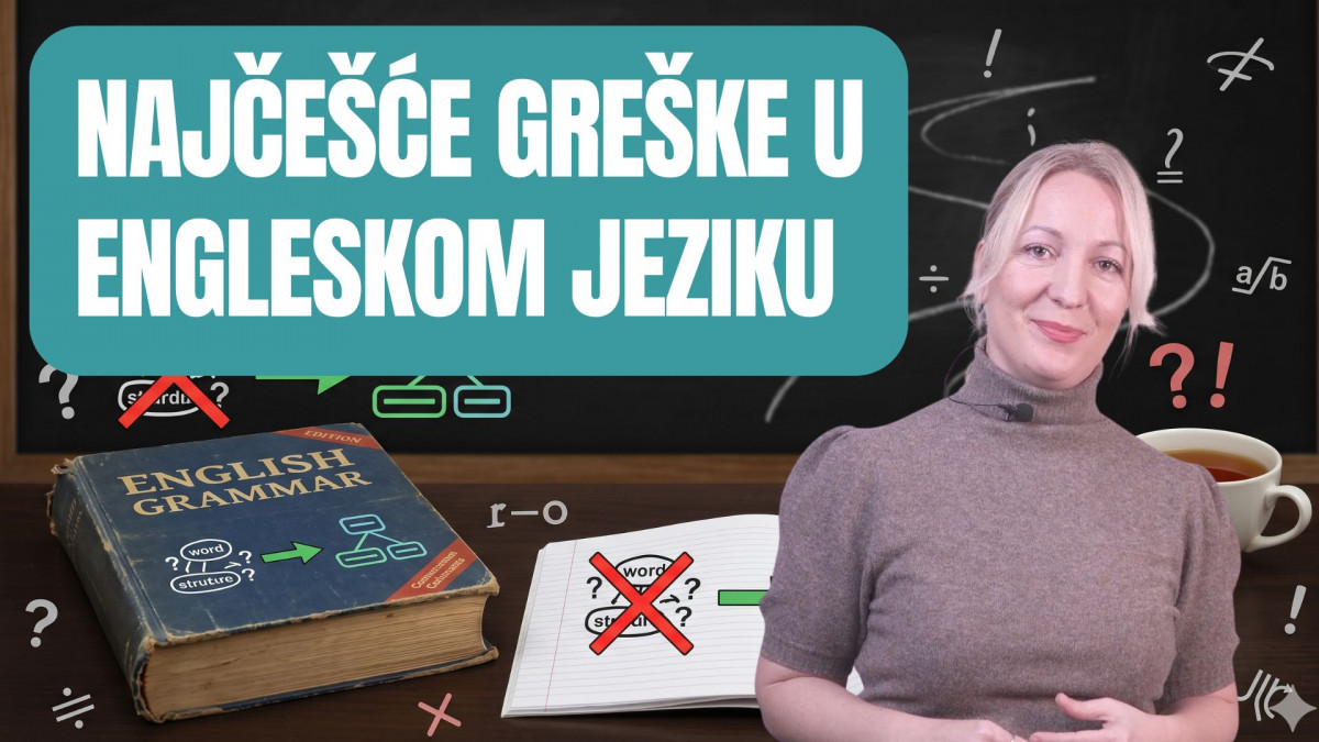 Najčešće greške u engleskom jeziku na nivou A1/A2